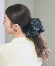 ドット2段フリルバンス