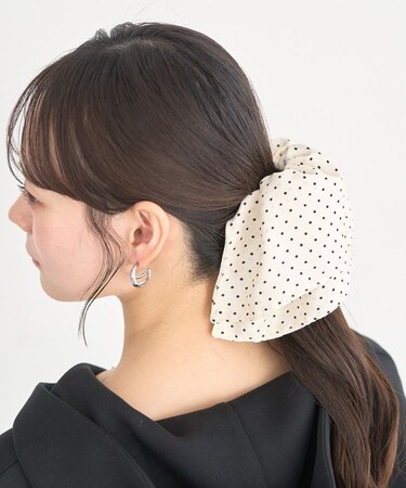 ドット2段フリルバンス