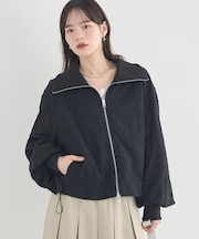 【WEB・一部店舗限定】レースリバーシブルブルゾン