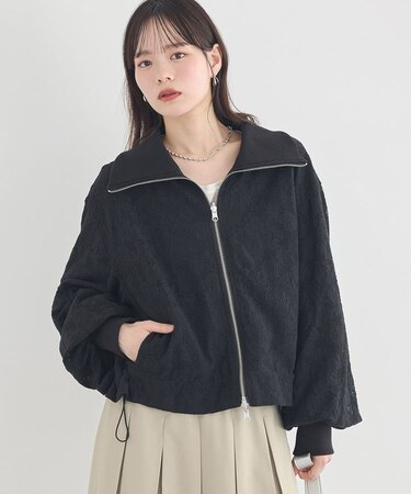 【WEB・一部店舗限定】レースリバーシブルブルゾン