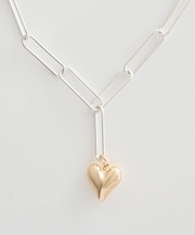 ハートチェーンネックレス