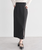 ジップスリットIラインスカート