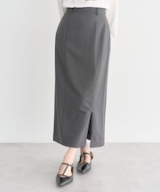 ジップスリットIラインスカート