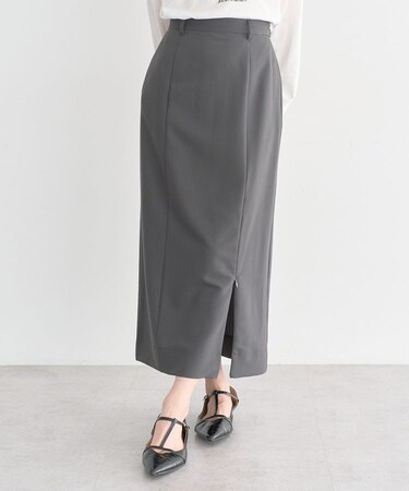 ジップスリットIラインスカート