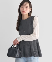 フレアニットベスト