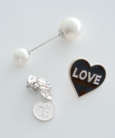 ハッピーモチーフブローチセット