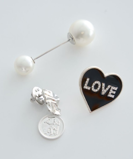 ハッピーモチーフブローチセット