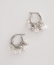 ビーズミックスピアス