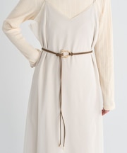 ニュアンスバックルサッシュベルト