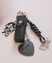 リップケース付きマルチハートチャーム