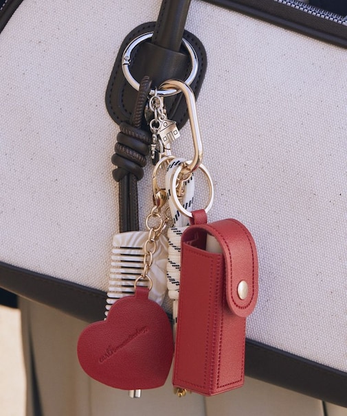 リップケース付きマルチハートチャーム