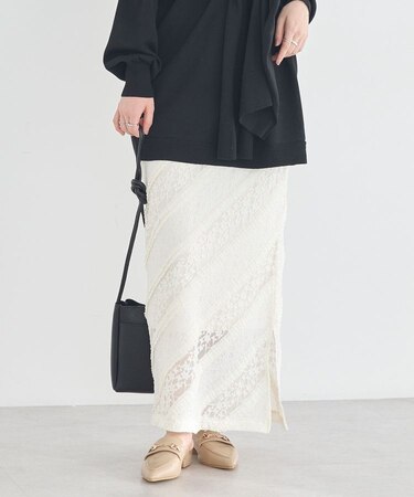 総レースナロースカート