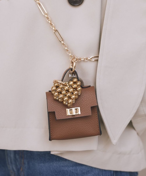 マイクロミニバッグメタルハートチェーンチャーム｜アースミュージック