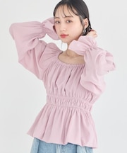 バルーンヘムブラウス
