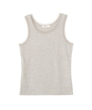 エッジチュールラメテレコタンクトップ