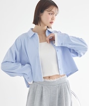 パイピングショートシャツ