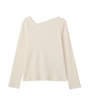 アシメネックリブプルオーバー