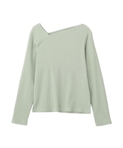 アシメネックリブプルオーバー