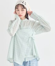 SET2点エプロンライクビスチェ＋シャツ