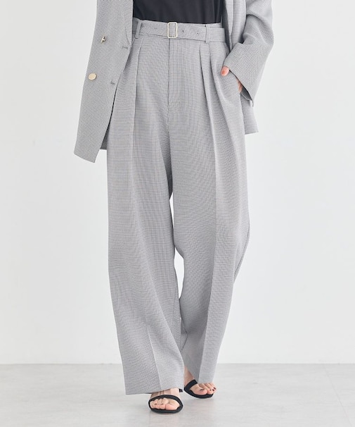 アソートツータックベルトパンツ