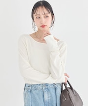 【前後2WAY】ツイストカットアウトプルオーバー