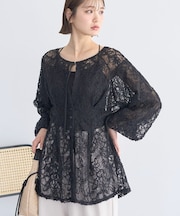 レースフラワーブラウス