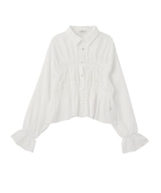 シャーリングストライプシャツ