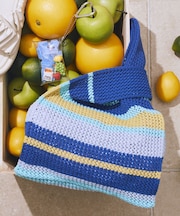 マルチボーダーニットバッグ