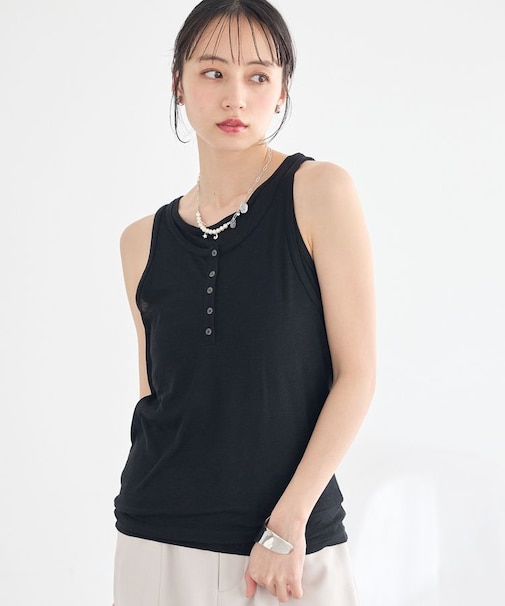 シアーフライスレイヤードタンクトップ