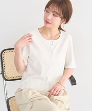 チェーンリブラメカットソー