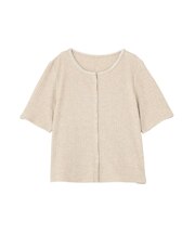 チェーンリブラメカットソー