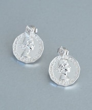 2WAYコインビジューピアス