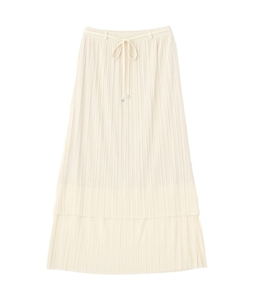プリーツレイヤードライクスカート