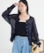 【WEB限定】接触冷感シアークルーニットカーディガン