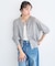 【WEB限定】接触冷感シアークルーニットカーディガン