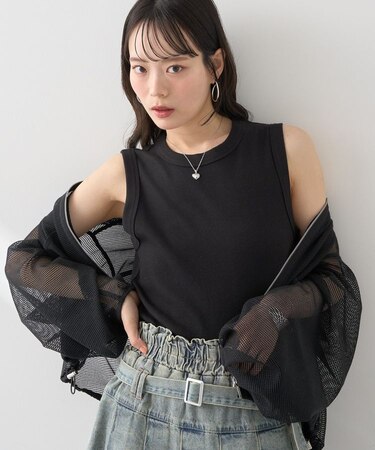 【WEB限定】リブタンクトップ