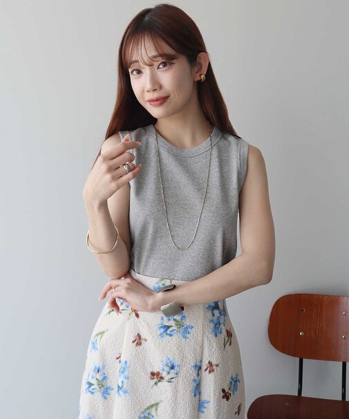 【WEB限定】リブタンクトップ
