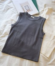 【WEB限定】リブタンクトップ