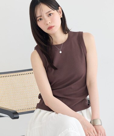 【WEB限定】リブタンクトップ