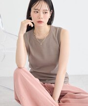 【WEB限定】リブタンクトップ