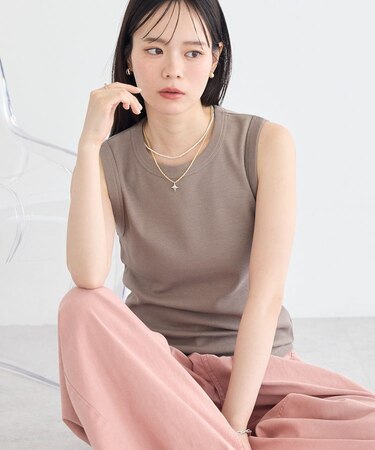 【WEB限定】リブタンクトップ