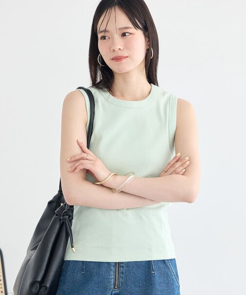 【WEB限定】リブタンクトップ