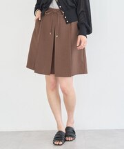 【セットアップ対応】ウエストリボンバミューダパンツ