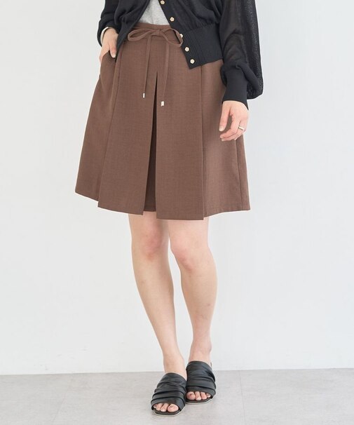 【セットアップ対応】ウエストリボンバミューダパンツ