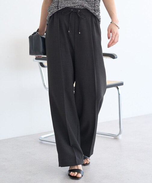 【セットアップ対応】リネンライクリラックスパンツ