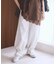 【接触冷感】裾ドロストスウェットパンツ