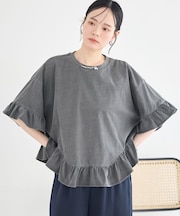 ピグメントフリルTシャツ