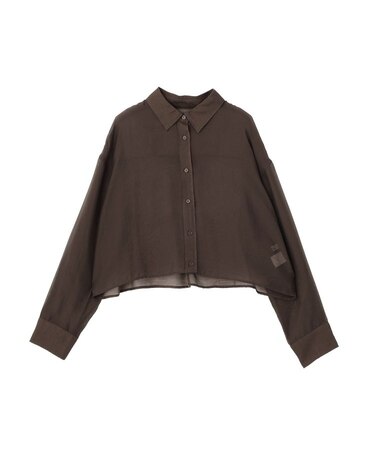 【WEB限定】シアーショートシャツ