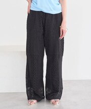 【セットアップ対応】【WEB・一部店舗限定】パッチワークレースパンツ