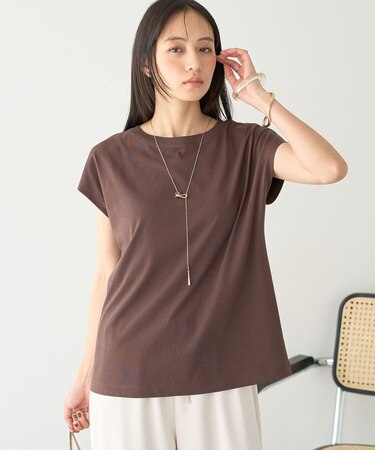 【遮熱・接触冷感・UVカット】フレンチスリーブTシャツ